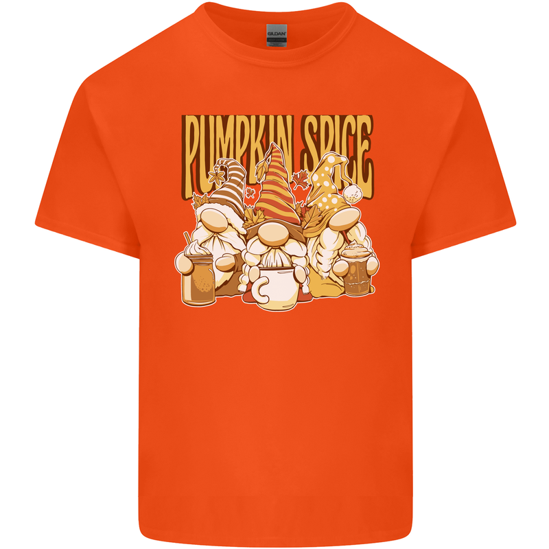 Pumpkin Spice Gnomes Halloween Kids T-Shirt Childrens Orange
