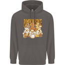 Pumpkin Spice Gnomes Halloween Mens 80% Cotton Hoodie Charcoal