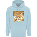 Pumpkin Spice Gnomes Halloween Mens 80% Cotton Hoodie Light Blue