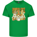Pumpkin Spice Gnomes Halloween Mens Cotton T-Shirt Tee Top Irish Green