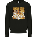 Pumpkin Spice Gnomes Halloween Mens Sweatshirt Jumper Black