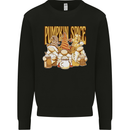 Pumpkin Spice Gnomes Halloween Mens Sweatshirt Jumper Black