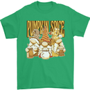 Pumpkin Spice Gnomes Halloween Mens T-Shirt 100% Cotton Irish Green