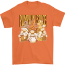 Pumpkin Spice Gnomes Halloween Mens T-Shirt 100% Cotton Orange