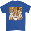 Pumpkin Spice Gnomes Halloween Mens T-Shirt 100% Cotton Royal Blue