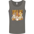 Pumpkin Spice Gnomes Halloween Mens Vest Tank Top Charcoal