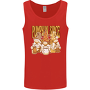 Pumpkin Spice Gnomes Halloween Mens Vest Tank Top Red