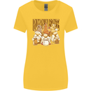 Pumpkin Spice Gnomes Halloween Womens Wider Cut T-Shirt Yellow
