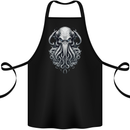 Pure Cthulhu Kraken Mythical Creature Cotton Apron 100% Organic Black
