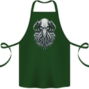 Pure Cthulhu Kraken Mythical Creature Cotton Apron 100% Organic Forest Green