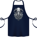 Pure Cthulhu Kraken Mythical Creature Cotton Apron 100% Organic Navy Blue