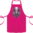 Pure Cthulhu Kraken Mythical Creature Cotton Apron 100% Organic Pink
