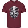 Pure Cthulhu Kraken Mythical Creature Mens Cotton T-Shirt Tee Top Maroon