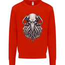 Pure Cthulhu Kraken Mythical Creature Mens Sweatshirt Jumper Bright Red