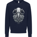 Pure Cthulhu Kraken Mythical Creature Mens Sweatshirt Jumper Navy Blue
