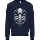 Pure Cthulhu Kraken Mythical Creature Mens Sweatshirt Jumper Navy Blue