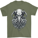 Pure Cthulhu Kraken Mythical Creature Mens T-Shirt 100% Cotton Military Green