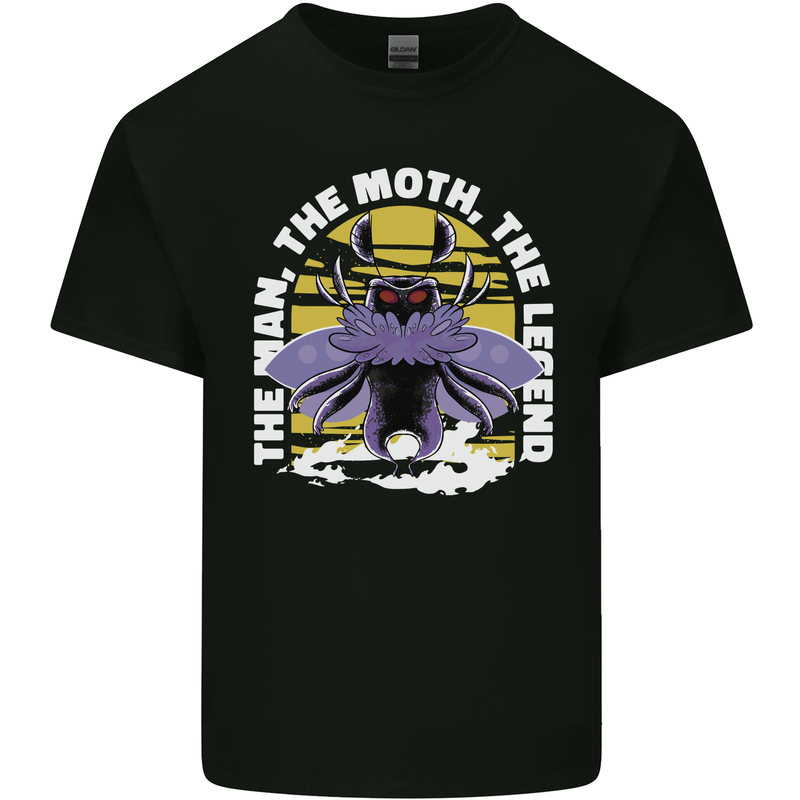 Purple Mothman Kids T-Shirt Childrens Black
