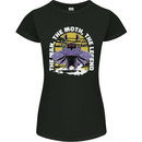Purple Mothman Womens Petite Cut T-Shirt Black