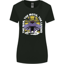 Purple Mothman Womens Wider Cut T-Shirt Black