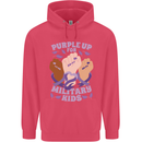Purple Up for Military Kids Army Brats Childrens Kids Hoodie Heliconia