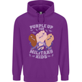 Purple Up for Military Kids Army Brats Childrens Kids Hoodie Purple