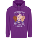 Purple Up for Military Kids Army Brats Childrens Kids Hoodie Purple