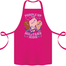 Purple Up for Military Kids Army Brats Cotton Apron 100% Organic Pink
