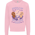 Purple Up for Military Kids Army Brats Kids Sweatshirt Jumper Light Pink