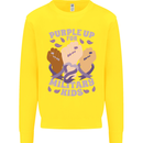 Purple Up for Military Kids Army Brats Kids Sweatshirt Jumper Yellow