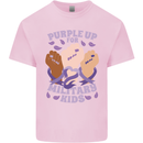 Purple Up for Military Kids Army Brats Kids T-Shirt Childrens Light Pink