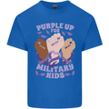 Purple Up for Military Kids Army Brats Kids T-Shirt Childrens Royal Blue