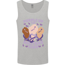 Purple Up for Military Kids Army Brats Mens Vest Tank Top Sports Grey