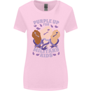 Purple Up for Military Kids Army Brats Womens Wider Cut T-Shirt Light Pink