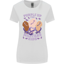 Purple Up for Military Kids Army Brats Womens Wider Cut T-Shirt White