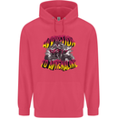 Quad Biking Adrenaline ATV Biker Off Road Childrens Kids Hoodie Heliconia