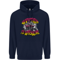 Quad Biking Adrenaline ATV Biker Off Road Childrens Kids Hoodie Navy Blue
