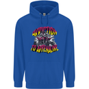 Quad Biking Adrenaline ATV Biker Off Road Childrens Kids Hoodie Royal Blue