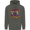 Quad Biking Adrenaline ATV Biker Off Road Childrens Kids Hoodie Storm Grey