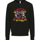 Quad Biking Adrenaline ATV Biker Off Road Kids Sweatshirt Jumper Black