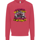 Quad Biking Adrenaline ATV Biker Off Road Kids Sweatshirt Jumper Heliconia
