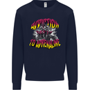 Quad Biking Adrenaline ATV Biker Off Road Kids Sweatshirt Jumper Navy Blue