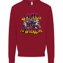 Quad Biking Adrenaline ATV Biker Off Road Kids Sweatshirt Jumper Red