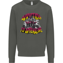 Quad Biking Adrenaline ATV Biker Off Road Kids Sweatshirt Jumper Storm Grey