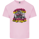 Quad Biking Adrenaline ATV Biker Off Road Kids T-Shirt Childrens Light Pink