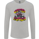 Quad Biking Adrenaline ATV Biker Off Road Mens Long Sleeve T-Shirt Sports Grey