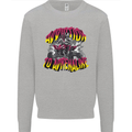 Quad Biking Adrenaline ATV Biker Off Road Mens Sweatshirt Jumper Sports Grey