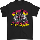 Quad Biking Adrenaline ATV Biker Off Road Mens T-Shirt 100% Cotton Black