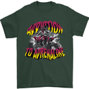 Quad Biking Adrenaline ATV Biker Off Road Mens T-Shirt 100% Cotton Forest Green