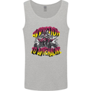 Quad Biking Adrenaline ATV Biker Off Road Mens Vest Tank Top Sports Grey